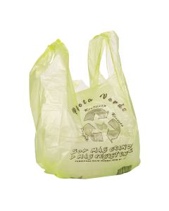 BOLSAS CAMISETA OXO DEGRADABLE VERDE REFORZADA 45*55CM (7000) MAPSA *100UNID (OFERTA)