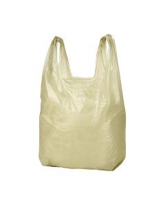 BOLSAS CAMISETA REFORZADA VERDE 30*40CM A/D MULTI *PAQ