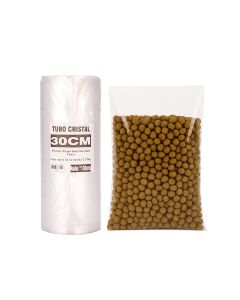 TUBO SIN CORTE mE PE CRISTAL (B/D - 45MIC) .30CM*100MTS *UNID