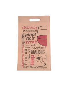 BOLSA FRISELINA FANTASIA RIÑON VINO 20*45CM LINO (8A-84) *UNID