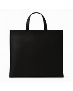 BOLSA FRISELINA LISA CON ASA 45*40CM NEGRO *UNID