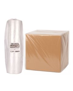 TUBO SIN CORTE mE PE CRISTAL (B/D - 45MIC) .50CM*100MTS *UNID