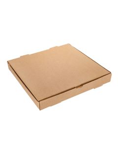 CAJA PIZZA MICRO MARRON/MARRON GRANDE (32.5*32.5*3.7CM) *100UNID (OFERTA)
