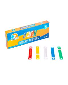 BROCHES VELOX PLASTICOS EZCO CAJA *50UNID