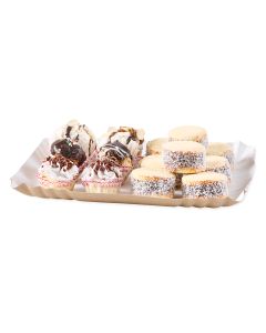 BANDEJA CARTON RECTANGULAR SATINADA Nº4 (20*24CM) *100UNID