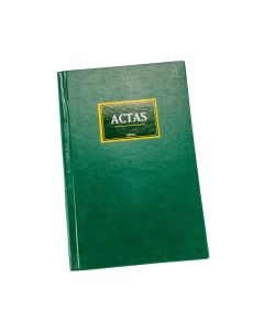 LIBRO ACTAS 2 MANOS CAUDILLO (200 HOJAS FOLIADAS) (22*34CM) *UNID