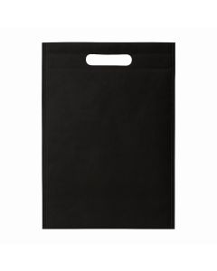 BOLSA FRISELINA RIÑON LISA 30*40CM NEGRA (10K-11) *20UNID