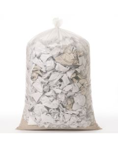 BOLSAS PLASTICAS mE PE CRISTAL (B/D - 40MIC - C/FUELLE) 100X110CM *25UNID