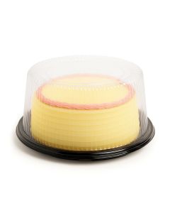 TORTERA REDONDA BOULEVARES PET ALTA (28*12.5CM) (T28APET) *10UNID