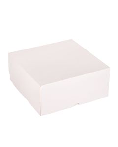 CAJA CARTULINA MEDORO TORTA BLANCA.(25*25*10CM) (CTMC001) *25UNID