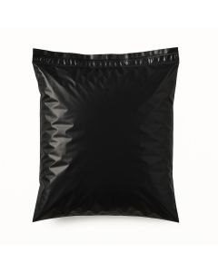 BOLSAS E-COMMERCE ECO 45*55CM NEGRA (60MIC + FAJA SEGURIDAD) *50UNID