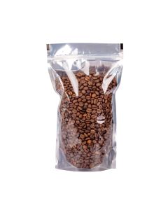 BOLSAS DOYPACK METALIZADAS 750ML C/VENTANA Y ZIPPER 15*25CM (80MIC) *50UNID