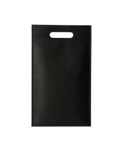 BOLSA FRISELINA RIÑON LISA VINO 17.5*40CM NEGRO *UNID