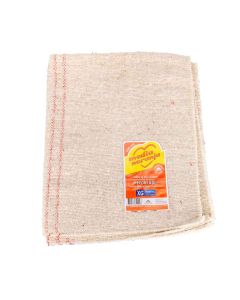 TRAPO PISO MEDIA NARANJA BLANCO REFORZADO MEDIANO (48*60CM) *UNID