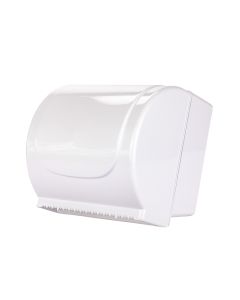 DISPENSER TOALLAS EN ROLLO PLASTICO SIN MECANISMO PARA TOALLA 300MTS *UNID