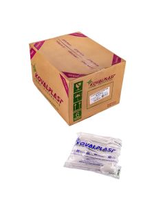 CUCHARA PLASTICA POSTRE BLANCA (KOVALPLAST) CAJA *1000UNID