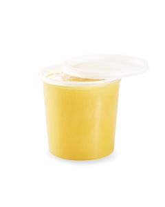 POTE PLASTIVAS.PS 1000CC CON TAPA TRASLUCIDA *50UNID