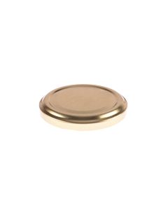 TAPA FRASCO VIDRIO 82MM AXIAL DORADA (METAL) PACK *12UNID