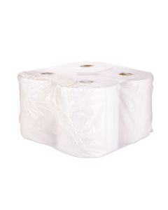 TOALLAS EN ROLLO PAPEL (20CM*200) FRANCAT BLANCA (2204) *4 ROLLOS