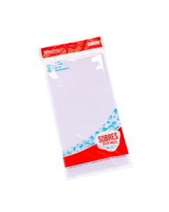 SOBRE OBRA 12*23.5CM (20 UNID) OFICIO INGLES MEDORO 70GRS (1707) *BLISTER