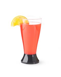 BOYANO VASO RIGIDO.350CC IMPERIAL CRISTAL Y PIE NEGRO (7.5CM DIAM*15.7CM ALTO) *UNID