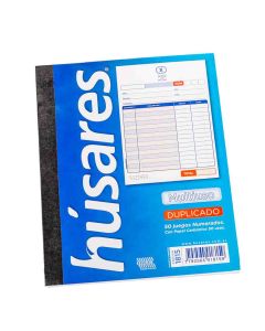 TALONARIO HUSARES MULTIUSO 15*18CM DUPLICADO (1815) *50 JUEGOS