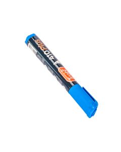 MARCADOR PERMANENTE TRABI 410 AZUL PUNTA BIZELADA *UNID