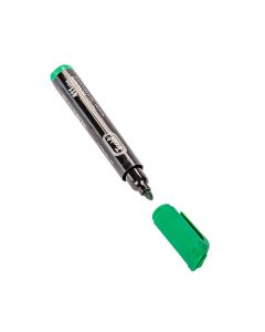 MARCADOR PERMANENTE TRABI 411 VERDE PUNTA REDONDA *UNID