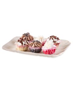 BANDEJA CARTON RECTANGULAR DPM GRIS Nº2 (14*18CM) *100UNID