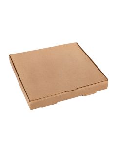CAJA PIZZA MICRO MARRON/MARRON CHICA (27.5*27.5*3.5CM) *100UNID