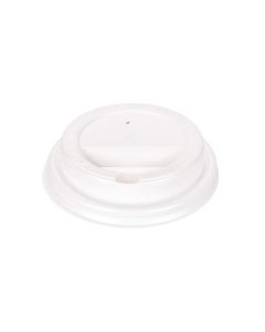 TAPA VASOS POLIPAPEL SOLUPLEX CON PICO.BLANCA 8OZ P/DOBLE PARED *100UNID.