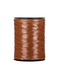 CINTA MOÑOS LISA .5MM ROLLO CHOCOLATE *1000MTS