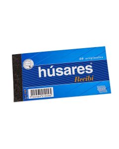 TALONARIO HUSARES RECIBO 15*7.5CM MIGNON ORIGINAL (1909) *40HJS