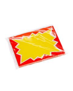 CARTEL PRECIOS ESTALLIDO (7*9CM) (402) PAQ*25UNID