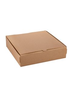CAJA PIZZA MICRO MARRON/MARRON.DOBLE PIZZA (31.5*32*8CM) *100UNID