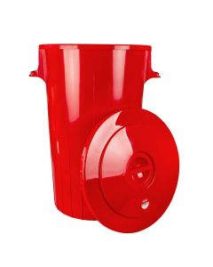 TACHO RESIDUOS NUVA (88LTS) REDONDO CON TAPA *UNID