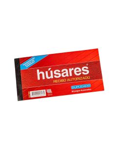 TALONARIO HUSARES RECIBO 21*10CM LIQUIDACION DE PAGO DUPLICADO (1823) *50HJS