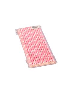 SORBETES HOGAR DE PAPEL FANTASIA SUR (7MM*20CM) PAQ.*25UNID