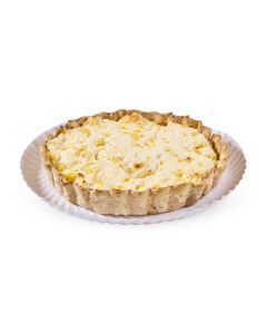 BANDEJA CARTON REDONDA BLANCA LINEA ROJA Nº13.5 (24.5CM) *100UNID