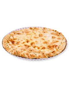 BANDEJA CARTON REDONDA BLANCA LINEA ROJA Nº15 (31CM) *100UNID