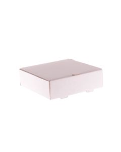 CAJA MICRO CARTON BLANCO/MARRON (18.5*18.5*5.5CM) (HAMBURGUESA) *100UNID.