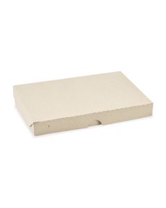 CAJA RAVIOLES CARTON GRIS (2 PLANCHAS) (17.5*28.5*3.5CM) *100UNID