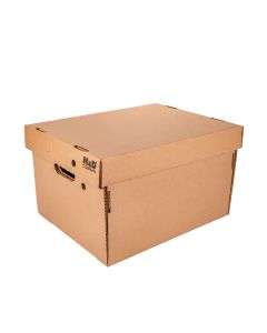 CAJA ARCHIVO CARTON AMERICANA ALTA KRAFT M&D (32*42*25CM) *UNID.