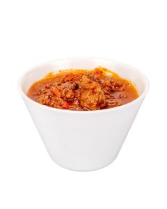 CAZUELA.GRANDE CONICA KOVAL PLASTICO BLANCO (9CM DIAM*6CM ALTO) *12UNID.