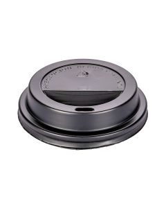 TAPA VASOS POLIPAPEL ENPOLEX.14OZ CON PICO NEGRA PARA DOBLE PARED *100UNID