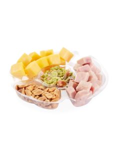 SEPARADOR ENSALADERA REDONDA BANDEX 4 DIVISIONES (448S) *110UNID