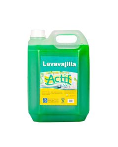 DETERGENTE LAVAVAJILLAS QB ACTIF (5LTS) VERDE CLASICO *UNID.