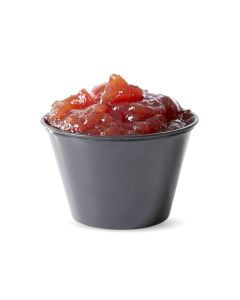 POTE SOUFFLE PLASTICO NEGRO.5.5OZ PAQ.*100UNID