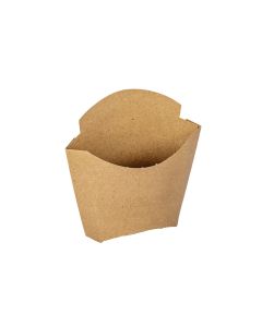 CAJA DELIVERY BIOHZ PAPAS FRITAS SOBRE MARRON MEDIANO (13.7*9.1*3.4CM) *1000UNID