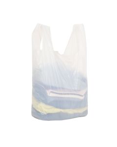 BOLSAS CAMISETA STANDARD BLANCA 50*70CM A/D POLYFILM (AMARILLA) *80UNID